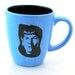 Large Mug for a Star Trek Lover, Mr. Spock on Blue