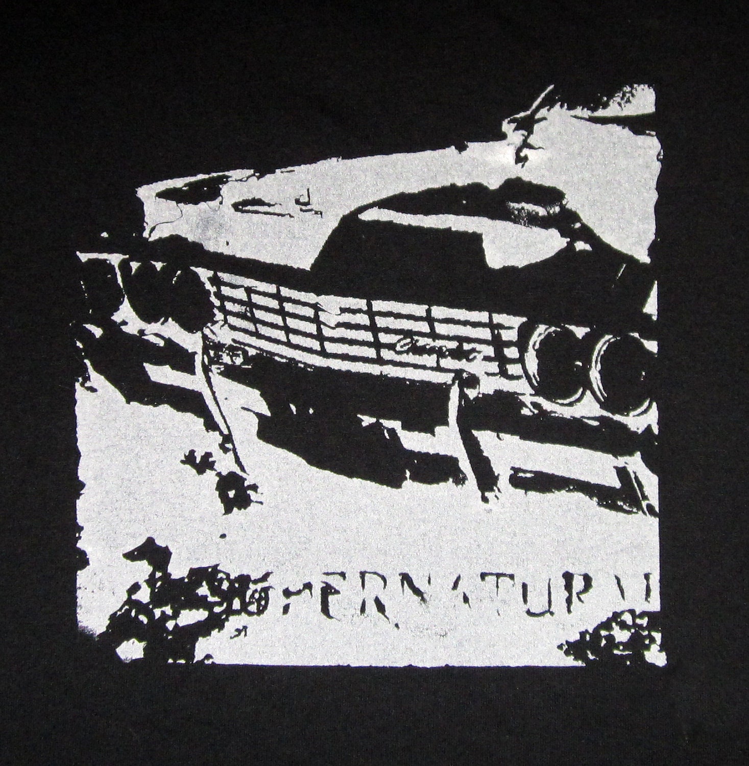 Supernatural Impala shirt 67 Chevy screenprint
