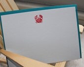 Crab noteset embossed