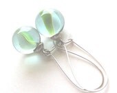 ON SALE Earrings glass marble 1950s-1960s