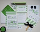 In Bold Type Wedding Invitations