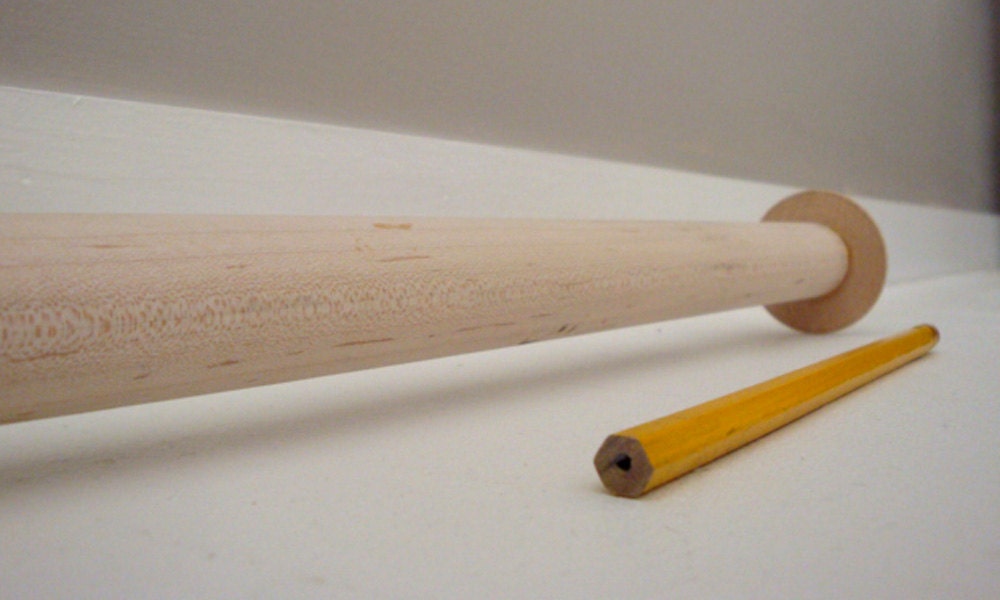 The BIGGEST knitting needles ever... US Size 50