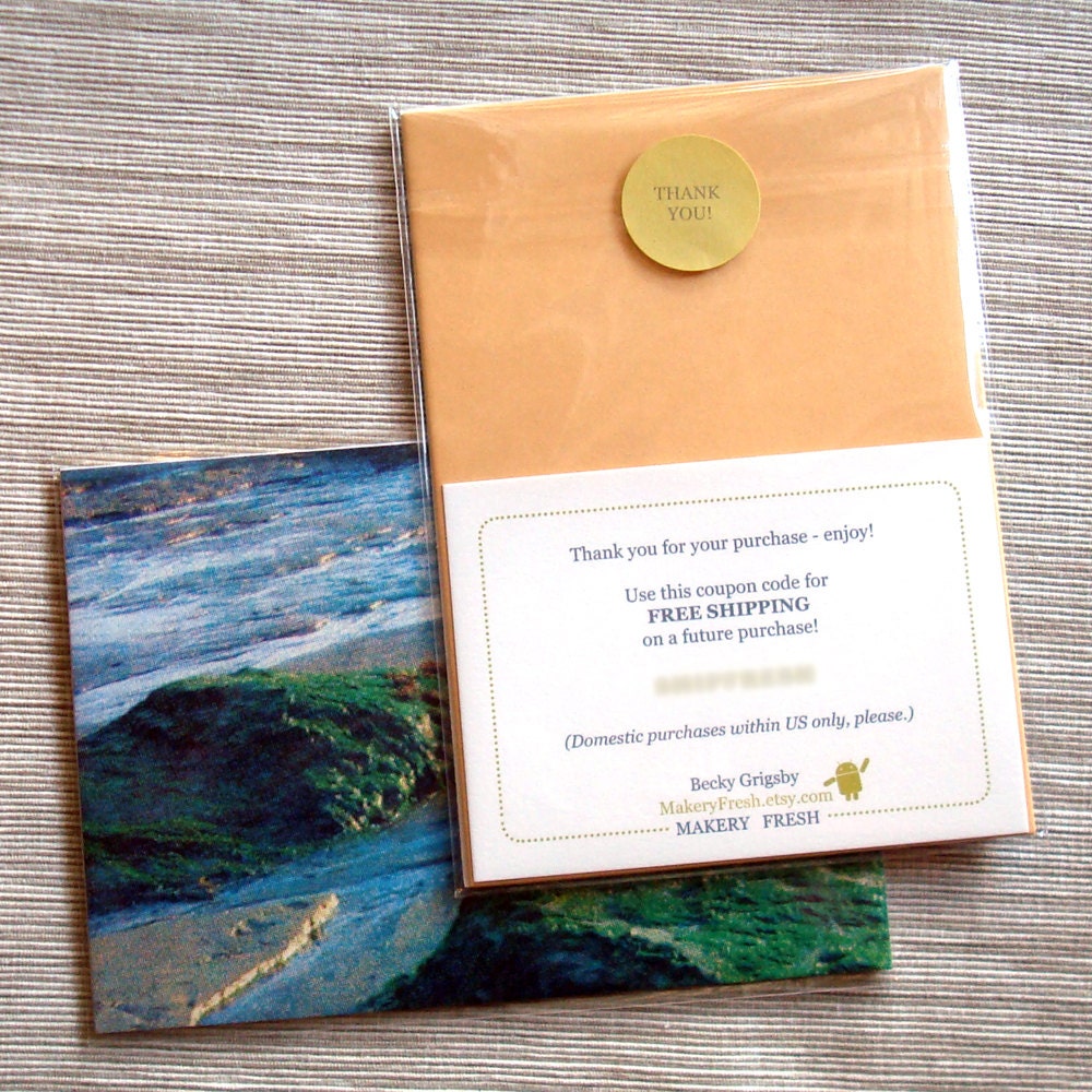 Ocean Sea Tide Sand Beach CMYK Silk Screen 5 x 7 Original Screenprint COMPLETE SET of 7