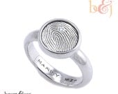 Diamond Engagement Ring Sterling Silver Custom Signet Diamond Engagement / Proposal Ring