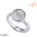 Diamond Engagement Ring Sterling Silver Custom Signet Diamond Engagement / Proposal Ring