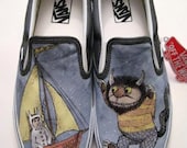 Where the Wild Things Are Custom Vans Shoes