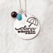 Dance in the Rain, Dance in the Rain Necklace, Happiness Necklace, Encouragement Necklace, Gifts for Grads, Bridesmaid Gifts