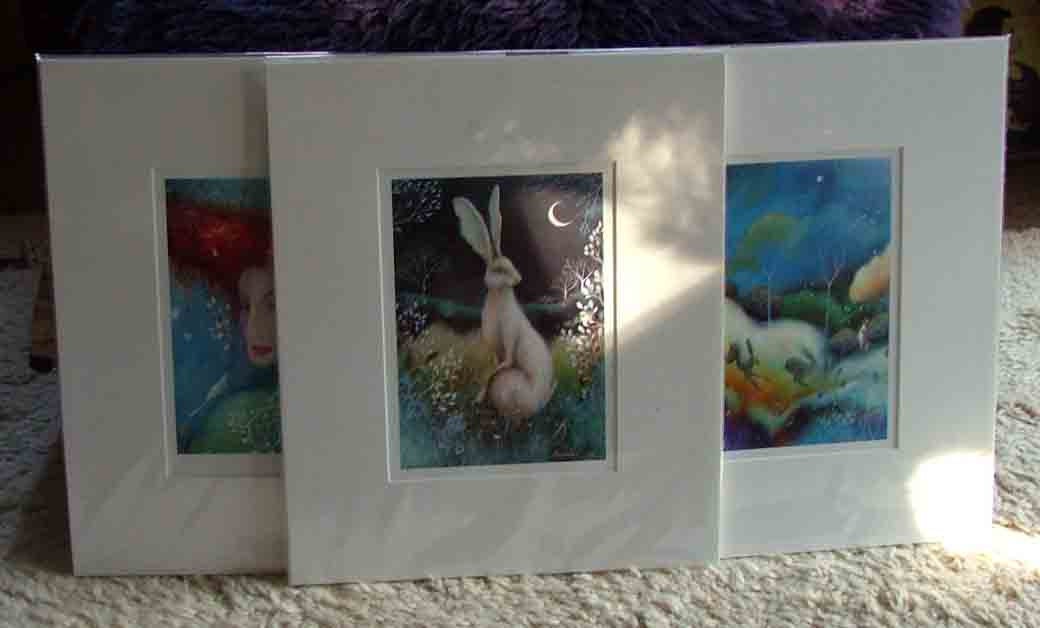 A fairytale art print .'Homeward' by Amanda Clark