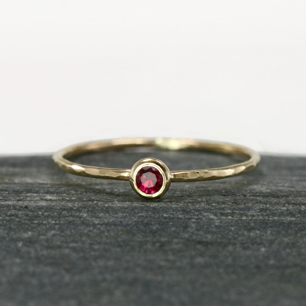 Custom Design for Lorne - Set of three stacking rings in 14k Gold