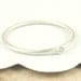 Silver Diamond Ring, Stucking Rings, Diamond Ring, Black Diamond Ring, Sterling Silver Ring