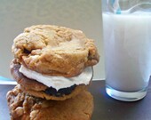 Vegan White Chocolate and Cherry Whoopee Pie with Creme Filling Yummy Gift