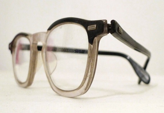 Black - Clear Horn Rimmed Eyeglass Frames //Tart-like //Transparent G-Man, Cat Eye Unisex Sunglasses Willson Optical
