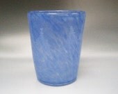 Hand Blown Glass Tumbler Artisan hand blown glass juice cup Sky-A2