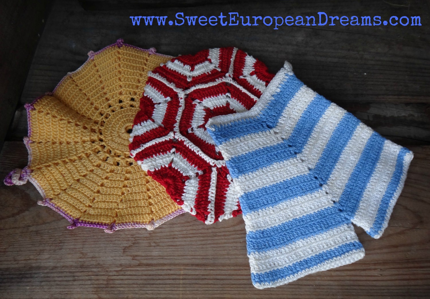 Fab Retro Vintage Hot Pads