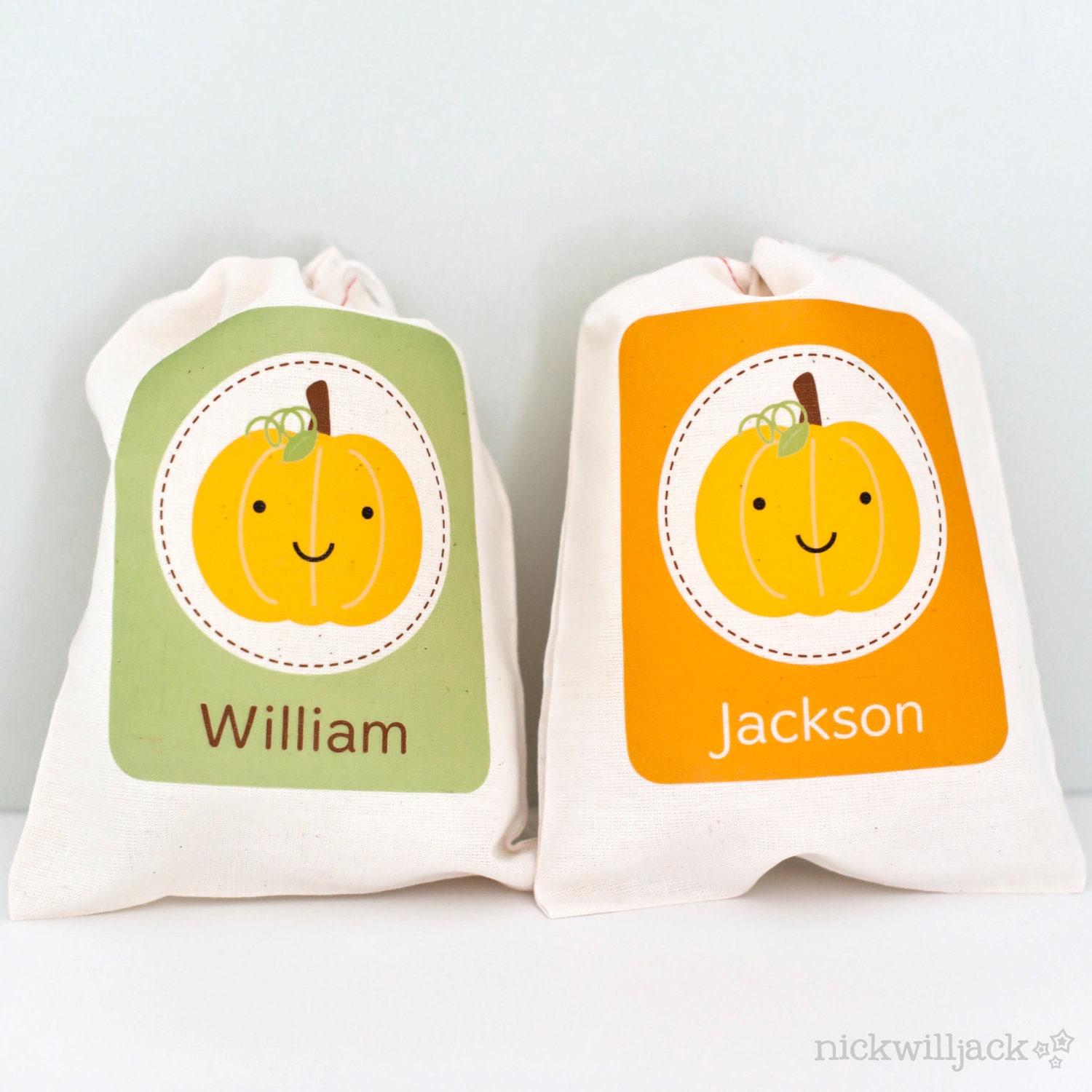 Pumpkin Favor Bag Il_570xn
