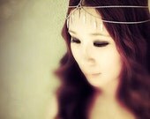 Selene Chains HeadPiece - Gold Plated American Brass Feather Charms - Domestic Free Shipping
