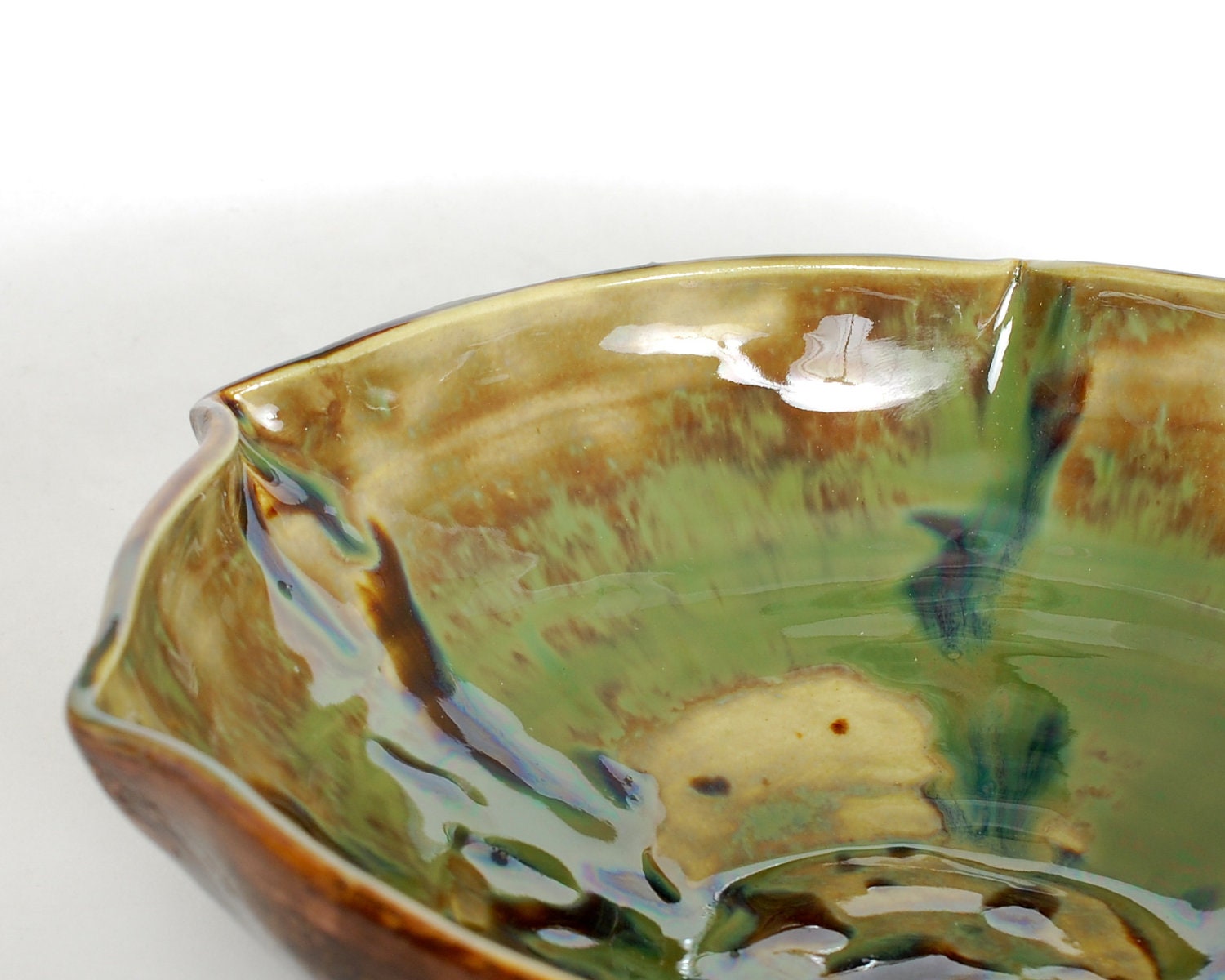 Unique Ceramic Green Bowl