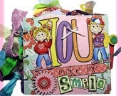 Interactive Girl Scrapbook Album-Colorful, Unique, Snazzy-Ready to Ship