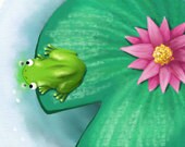 The shy frog - Signed print