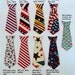 So Handsome Navy Tie T-shirt - Navy Blue, Light Blue, Green, Yellow Stripes 12m, 18m, 2, 4, 6, 8 & 10 Just like Dad