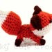 Red Fox Amigurumi - Crochet plush toy - MADE TO ORDER