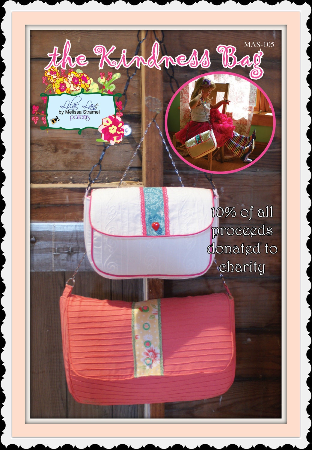 the Kindness Bag purse handbag clutch e-pattern