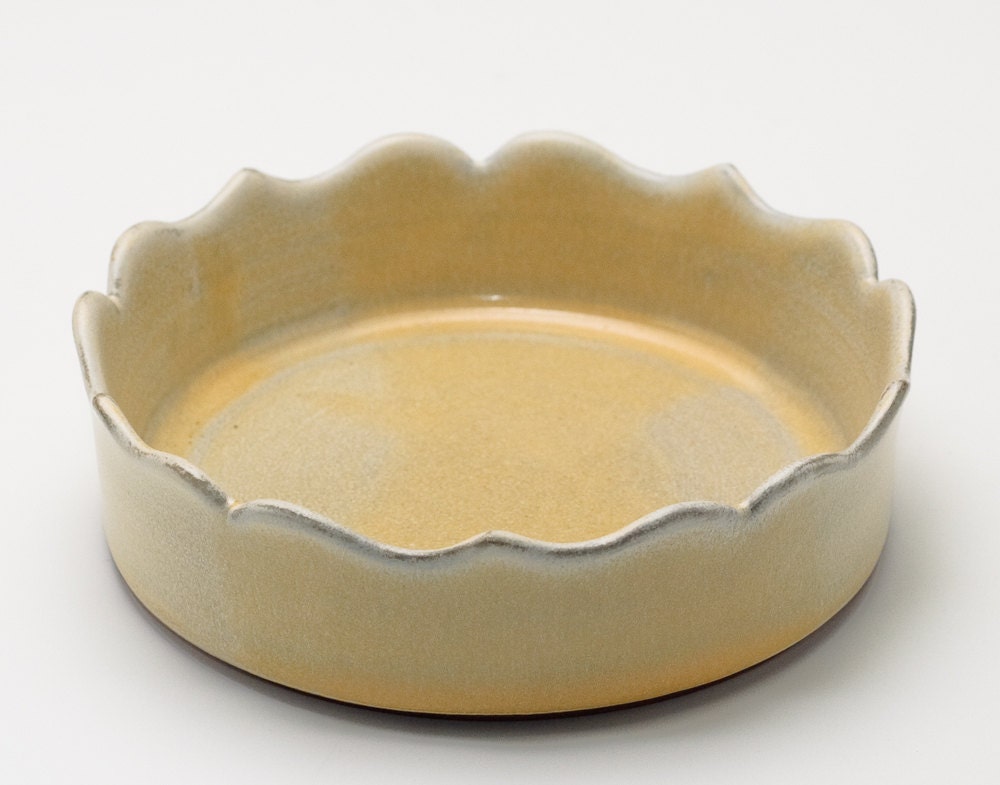 Creamy Yellow Lotus Dish/Bottle Coaster/Candle Coaster