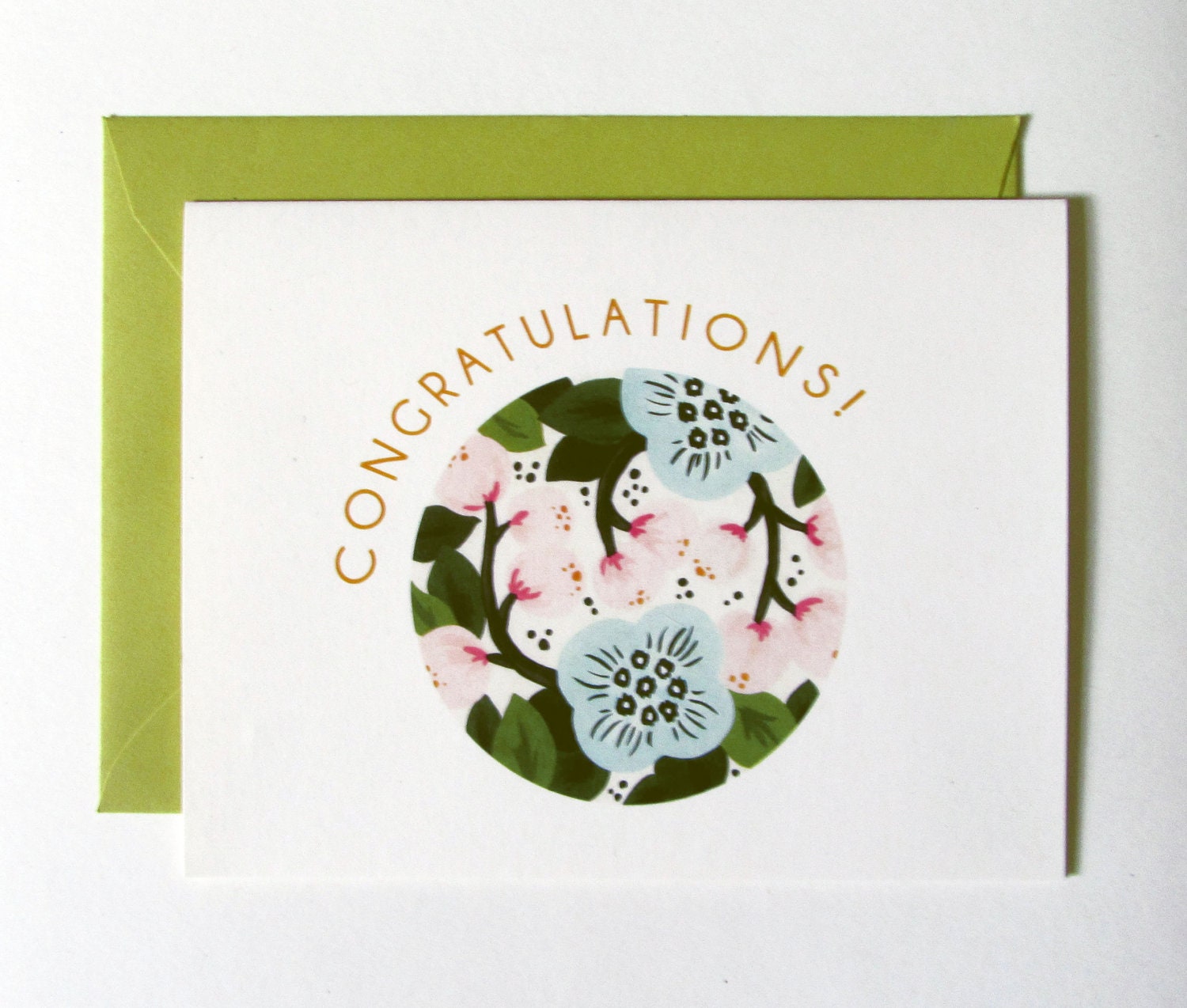 Congratulations Card (A2 size with matching envelope)
