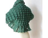 Bottle Green Shrug Capelet