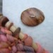 Wood Button- Flowering Plum Wood- Handmade Wooden Button
