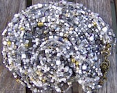 Necklace Bridal Bohemian Weddings Gray Boho Ethnic Tribal Beach