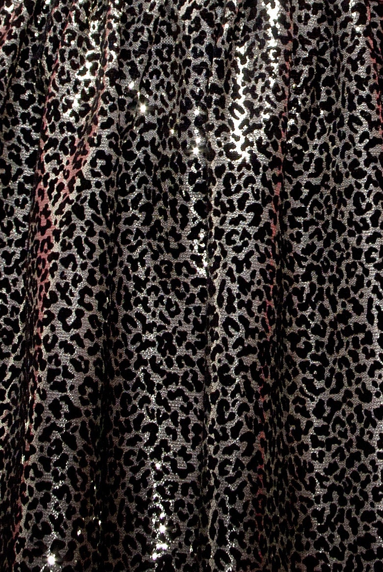 JIBRI Plus Size Holiday Sweetie Dress (Leopard Sequin)