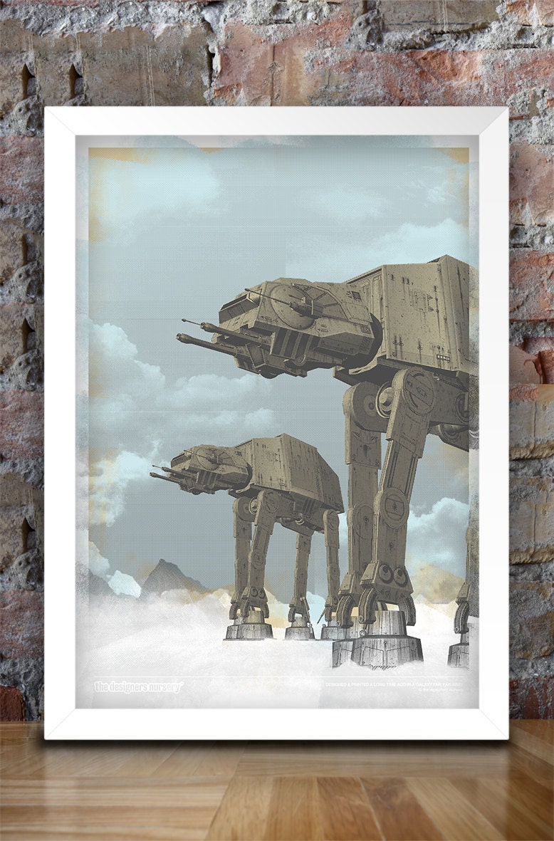 Star Wars Inspired Print (HOTH ATTACK) A3 - 2012