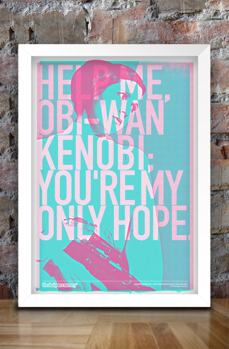 Star Wars Inspired Print (Heroes Series: PRINCESS LEIA) A3