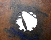 Vintage Japanese Stencil Family Crest D57 Stencil Kamon