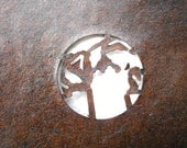 Vintage Japanese Stencil Family Crest D63 Stencil Kamon