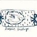 Christmas Cracker Screen Print Card