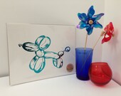 Foil Balloon Dog Print