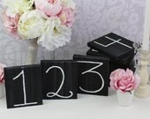 Shabby Chic Barn Wood Table Numbers Wedding Decor SET OF 12 (item P20008)