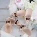 Custom Wedding Candy Scoops Rustic Decor SET OF 4