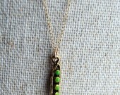 Pea Pod necklace