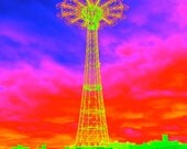 Parachute Jump Coney Island, Brooklyn NYC Art Photograph Home Decor 8x10 - SALE - Use Coupon Code CYBERMONDAY for 10% discount