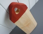 Color Block Cutting Board (red) - Maple