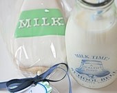 Milk Bottle Decorated Sugar Cookie Pops (12)