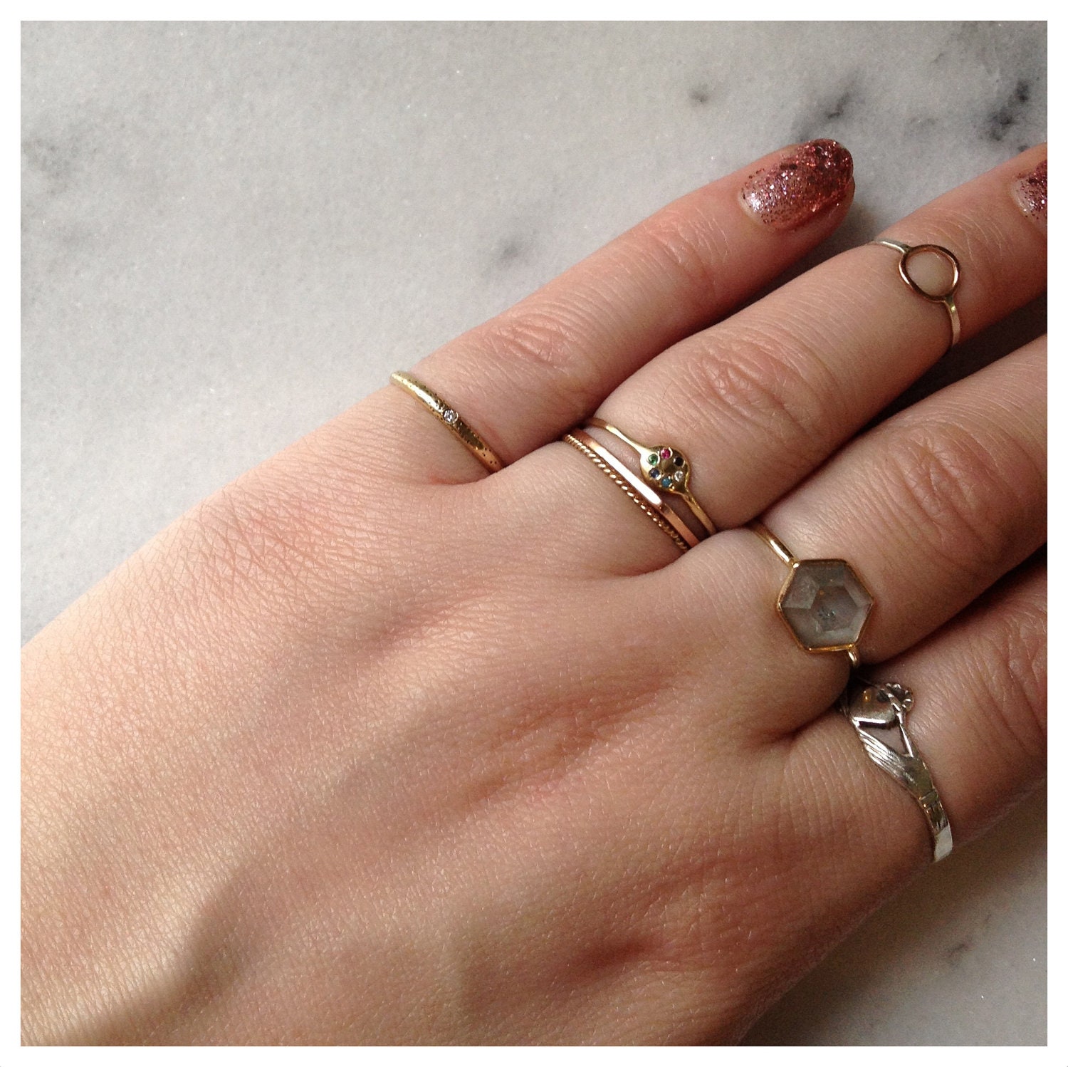 Speckled Band - 14k