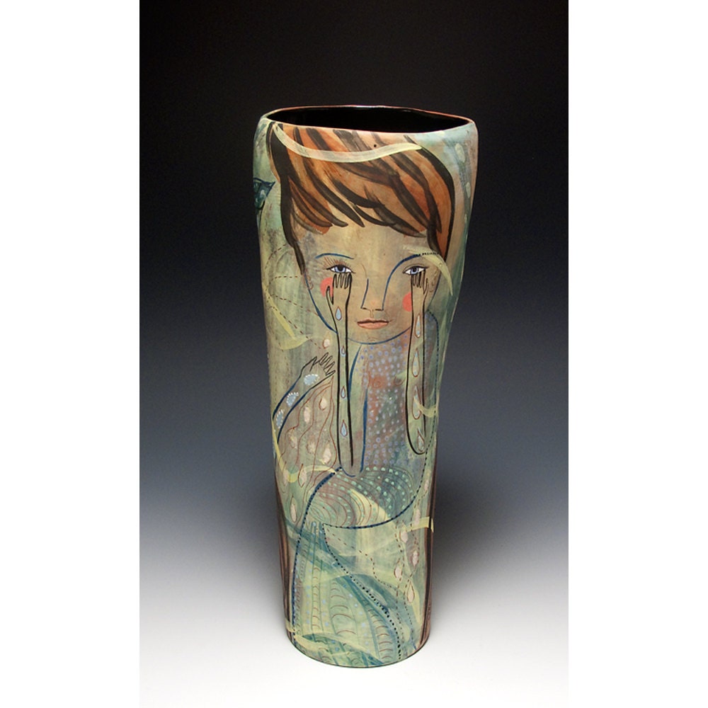A Decorative Vase - Mermaids