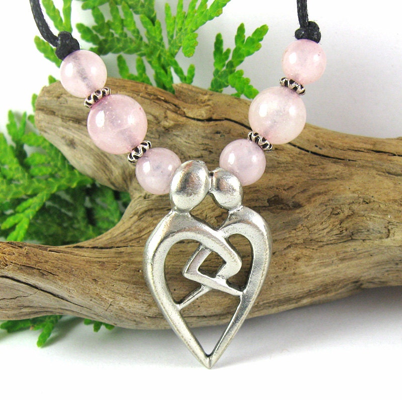 Heart's Desire Fertility Necklace - Rose Quartz