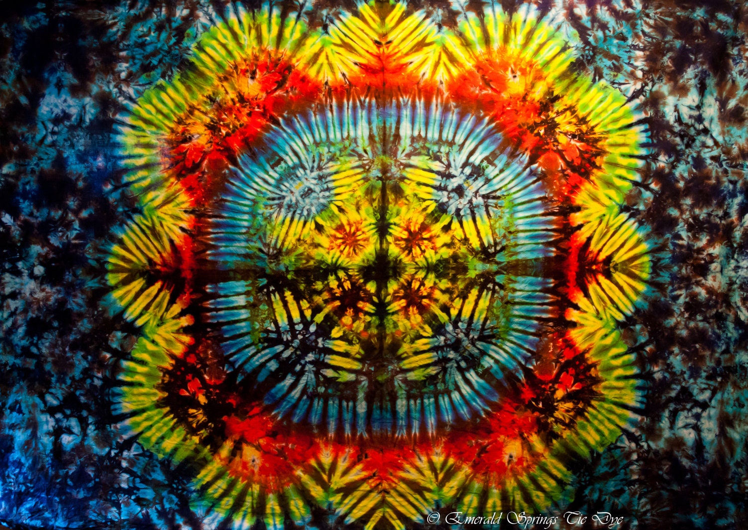 Clearance Closeout Bargain Bin Tie Dye Tapestry 58x40 inches
