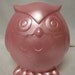 Baby Owl Bank Pearl Pink