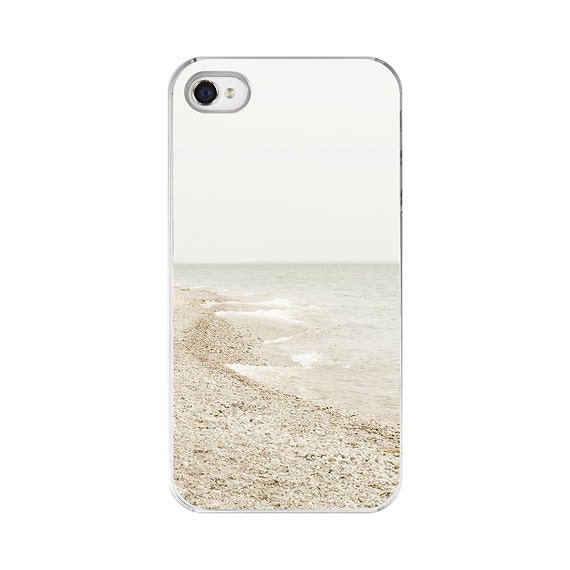 gift under 50 iPhone 4 case grey blue beach water ocean nautical shore wave iPhone cover cell phone case iPhone case